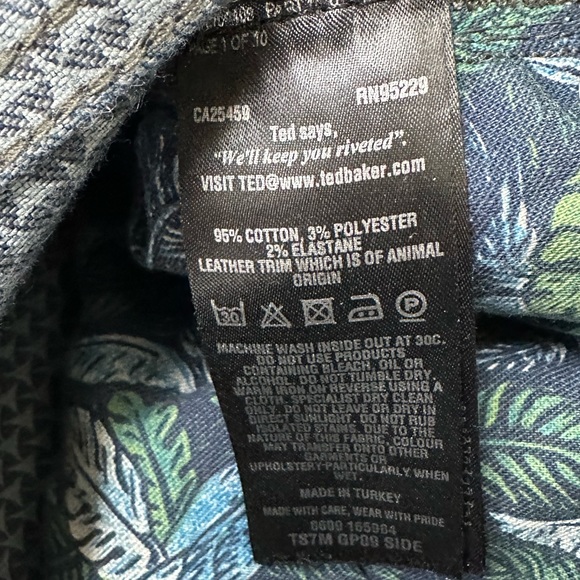 Ted Baker Button Fly Straight Slim Jeans - Picture 8 of 8